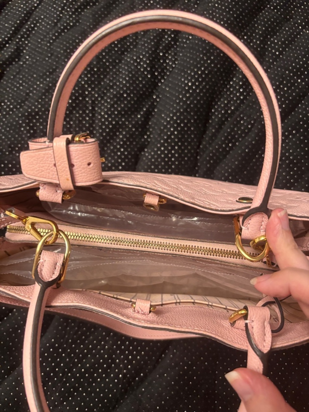 Louis Vuitton Blush Pink Monogram Empreinte Satchel - Picture 2 of 4